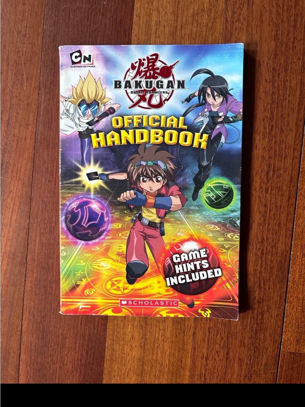 Cartoon Network Bakugan Official Handbook - Yellow, Red, Blue, Purple, Green